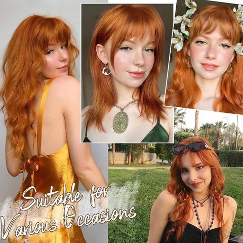 Natural Look Clip in Fringe Hairpiece Synthetic Fake Bangs f view 2