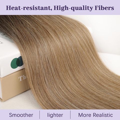Custom Drawstring Ponytail Extension Straight Clip in Ponyta view 2